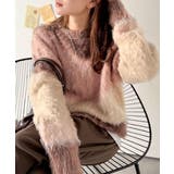 ゆるめのシルエットとニュアンス感が今っぽい。ふんわり♪ウェーブ柄ニット(長袖) | Classical Elf | 詳細画像19