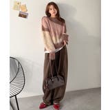 ゆるめのシルエットとニュアンス感が今っぽい。ふんわり♪ウェーブ柄ニット(長袖) | Classical Elf | 詳細画像23