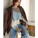 ゆるめのシルエットとニュアンス感が今っぽい。ふんわり♪ウェーブ柄ニット(長袖) | Classical Elf | 詳細画像3