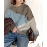 ゆるめのシルエットとニュアンス感が今っぽい。ふんわり♪ウェーブ柄ニット(長袖) | Classical Elf | 詳細画像4