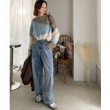 ゆるめのシルエットとニュアンス感が今っぽい。ふんわり♪ウェーブ柄ニット(長袖) | Classical Elf | 詳細画像6