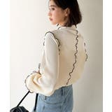 袖のニュアンスで魅せる♪前後2way袖フリル配色メロウプリーツトップス（長袖） | Classical Elf  | 詳細画像8 