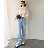 袖のニュアンスで魅せる♪前後2way袖フリル配色メロウプリーツトップス（長袖） | Classical Elf  | 詳細画像9 