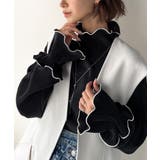 袖のニュアンスで魅せる♪前後2way袖フリル配色メロウプリーツトップス（長袖） | Classical Elf  | 詳細画像20 