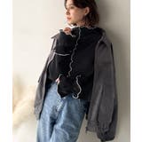 袖のニュアンスで魅せる♪前後2way袖フリル配色メロウプリーツトップス（長袖） | Classical Elf  | 詳細画像22 