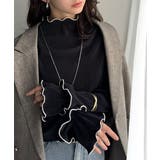 袖のニュアンスで魅せる♪前後2way袖フリル配色メロウプリーツトップス（長袖） | Classical Elf  | 詳細画像25 