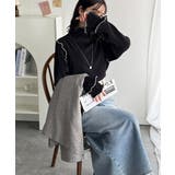 袖のニュアンスで魅せる♪前後2way袖フリル配色メロウプリーツトップス（長袖） | Classical Elf  | 詳細画像26 