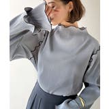 袖のニュアンスで魅せる♪前後2way袖フリル配色メロウプリーツトップス（長袖） | Classical Elf  | 詳細画像32 