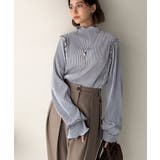 袖のニュアンスで魅せる♪前後2way袖フリル配色メロウプリーツトップス（長袖） | Classical Elf  | 詳細画像36 