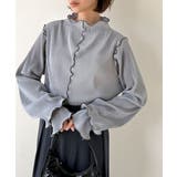 袖のニュアンスで魅せる♪前後2way袖フリル配色メロウプリーツトップス（長袖） | Classical Elf  | 詳細画像40 