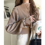 袖のニュアンスで魅せる♪前後2way袖フリル配色メロウプリーツトップス（長袖） | Classical Elf  | 詳細画像46 