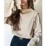 袖のニュアンスで魅せる♪前後2way袖フリル配色メロウプリーツトップス（長袖） | Classical Elf  | 詳細画像50 