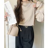 袖のニュアンスで魅せる♪前後2way袖フリル配色メロウプリーツトップス（長袖） | Classical Elf  | 詳細画像51 