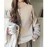 袖のニュアンスで魅せる♪前後2way袖フリル配色メロウプリーツトップス（長袖） | Classical Elf  | 詳細画像54 