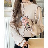 袖のニュアンスで魅せる♪前後2way袖フリル配色メロウプリーツトップス（長袖） | Classical Elf  | 詳細画像57 