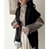 袖のニュアンスで魅せる♪前後2way袖フリル配色メロウプリーツトップス（長袖） | Classical Elf  | 詳細画像62 