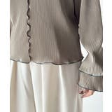 袖のニュアンスで魅せる♪前後2way袖フリル配色メロウプリーツトップス（長袖） | Classical Elf  | 詳細画像68 