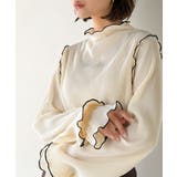 袖のニュアンスで魅せる♪前後2way袖フリル配色メロウプリーツトップス（長袖） | Classical Elf  | 詳細画像3 