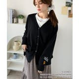 数量限定！リンクコーデも楽しめる♪綿100%「ディズニー」袖刺繍カーディガン | Classical Elf  | 詳細画像17 