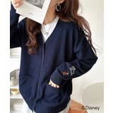 数量限定！リンクコーデも楽しめる♪綿100%「ディズニー」袖刺繍カーディガン | Classical Elf  | 詳細画像37 