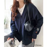 数量限定！リンクコーデも楽しめる♪綿100%「ディズニー」袖刺繍カーディガン | Classical Elf  | 詳細画像39 