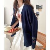 数量限定！リンクコーデも楽しめる♪綿100%「ディズニー」袖刺繍カーディガン | Classical Elf  | 詳細画像41 