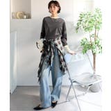 レイヤード見えで仕上げる、きれいめモード。指穴（サムホール）付き袖配色切り替えテ… | Classical Elf  | 詳細画像25 