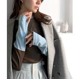 レイヤード見えで仕上げる、きれいめモード。指穴（サムホール）付き袖配色切り替えテ… | Classical Elf  | 詳細画像30 