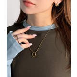 レイヤード見えで仕上げる、きれいめモード。指穴（サムホール）付き袖配色切り替えテ… | Classical Elf  | 詳細画像38 