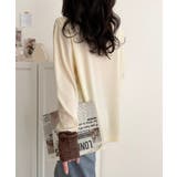 袖先にジャガード咲く♪春、大本命の一着。ふくれジャガード切り替えリブトップス (… | Classical Elf  | 詳細画像11 