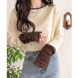 袖先にジャガード咲く♪春、大本命の一着。ふくれジャガード切り替えリブトップス (… | Classical Elf  | 詳細画像1 