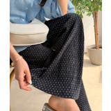 Bダイヤ柄 | さらりとした楊柳プリーツ。ウエストゴムでストレスフリーな穿き心地。総柄楊柳プリー… | Classical Elf 