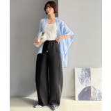 頑張らないのに、こなれ見え。ダンボール素材カーブスウェットパンツ | Classical Elf  | 詳細画像9 