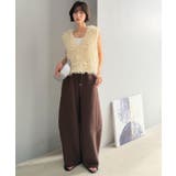 頑張らないのに、こなれ見え。ダンボール素材カーブスウェットパンツ | Classical Elf  | 詳細画像18 