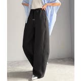 頑張らないのに、こなれ見え。ダンボール素材カーブスウェットパンツ | Classical Elf  | 詳細画像1 