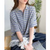 レトロ可愛いスタイルに。綿100%とび刺繍ポロシャツ(半袖) | Classical Elf | 詳細画像10