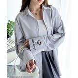 可愛さ100%!ランダム刺繍ストライプシャツ | Classical Elf | 詳細画像26