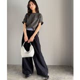 大人可愛い推しアピール♪シルエット箔プリントTシャツ | Classical Elf | 詳細画像32
