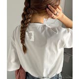 大人可愛い推しアピール♪シルエット箔プリントTシャツ | Classical Elf | 詳細画像3