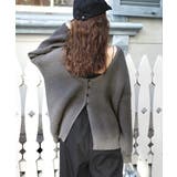 ヘルシーな肌見せで上品さを演出♪2way仕様の万能深Uニットカーディガン | Classical Elf  | 詳細画像36 