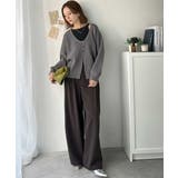 ヘルシーな肌見せで上品さを演出♪2way仕様の万能深Uニットカーディガン | Classical Elf  | 詳細画像45 