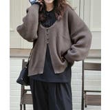 ヘルシーな肌見せで上品さを演出♪2way仕様の万能深Uニットカーディガン | Classical Elf  | 詳細画像47 