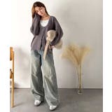 ヘルシーな肌見せで上品さを演出♪2way仕様の万能深Uニットカーディガン | Classical Elf  | 詳細画像57 