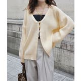 ヘルシーな肌見せで上品さを演出♪2way仕様の万能深Uニットカーディガン | Classical Elf  | 詳細画像5 