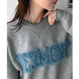 今日は“ふわふわニット”を着て出かけよう♪フェザージャガードロゴ配色オーバーサイ… | Classical Elf | 詳細画像44