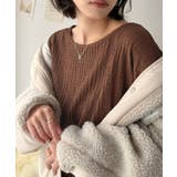 きらめき×立体感で、シンプルコーデを今っぽく。ラメ入りジャガード素材サイド切り替… | Classical Elf | 詳細画像24