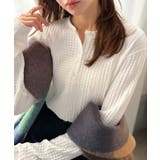 きらめきで、いつものコーデをアップデート。きらきらラメ入りジャガードヘンリートッ… | Classical Elf | 詳細画像3