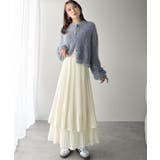 ゆらりシルエットなびく。プリーツシアーティアードスカート | Classical Elf  | 詳細画像6 