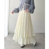 ゆらりシルエットなびく。プリーツシアーティアードスカート | Classical Elf  | 詳細画像7 