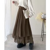 ゆらりシルエットなびく。プリーツシアーティアードスカート | Classical Elf  | 詳細画像27 